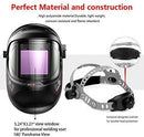 Tekware Welding Helmet 4C Lens Technology Solar Power Auto Darkening Hood True Color LCD Welder Mask Ultra Large Viewing Area Breathable Grinding Helmets with Adjustable Shade Range