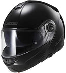 LS2 Helmets Strobe Solid Modular Motorcycle Helmet with Sunshield (Gunmetal, XX-Large)