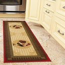 Ottomanson siesta collection runner rug, 20"X59", Beige Kitchen Chef