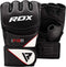 RDX MMA Gloves for Grappling Martial Arts Training | D. Cut Palm Maya Hide Leather Sparring Mitts| Perfect for Cage Fighting, Combat Sports, Punching Bag, Muay Thai & Kickboxing