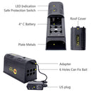 Electronic Rat Trap - Zaker Powerful High Voltage Automatic Rat Zapper, Indoor/Outdoor Rat Catcher, Efficient, Safe and Clean, Animal Trap to Get Rid of Rats and Mice, Squirrels and Rodents