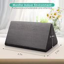 Reloj despertador digital de madera con 7 niveles de brillo ajustable, mando de voz eléctrico LED de viaje, reloj despertador triangular...