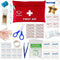 GL Gear Portable First Aid Kit Medical Survival Bag,Mini Emergency Bag for Car,Home,Picnic,Camping ,Travelling and Other Outdoor Activies(41pcs/Set),Complete home medical bag,Free Bonus Offered