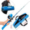 Kids Fishing Pole,Telescopic Fishing Rod and Reel Combos with Spincast Fishing Reel and String with Fishing Line