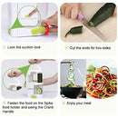 Spiralizer, Sedhoom 4-blade Vegetable Spiralizer, Zucchini Noodle Maker, Spiralizer Vegetable Slicer, Zucchini Spaghetti Maker, Veggie Pasta Maker for Low Carb Paleo Gluten-Free Meals