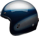 Bell Custom 500 Carbon Open-Face Motorcycle Helmet (Ace Cafe Tonup Black/White, X-Large)