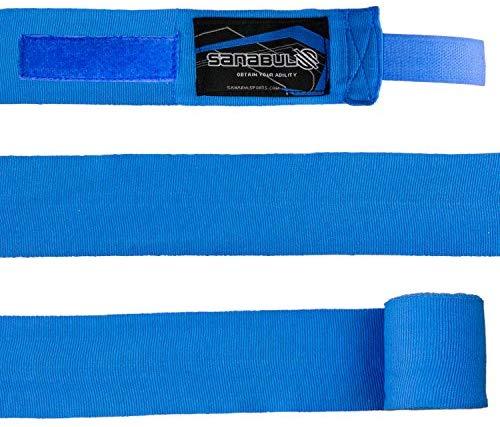 Sanabul Elastic Professional 180 inch Handwraps for Boxing Kickboxing Muay Thai MMA