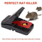 CEATECH T-Rex Trapper Rat Trap Easy to Set Reusable Use Rodent Traps Home Pest Control with Bait Cup for Gophers, Voles, Mice, and Rats - 6 Pack