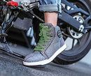 Motorcycle Shoes Men Streetbike Casual Accessories Breathable Protective Gear Powersport Anti-slip Footwear 8 One Year Warranty