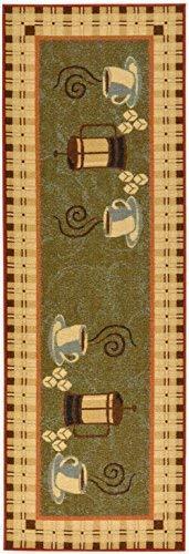 Ottomanson siesta collection runner rug, 20"X59", Beige Kitchen Chef