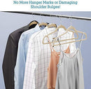 Non-Slip Velvet Hangers - Suit Hangers (50-pack) Ultra Thin Space Saving 360 Degree Swivel Hook Strong by ZOBER