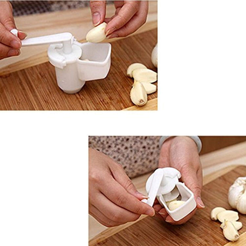 Kemilove Multifunctional Garlic Ginger Crusher Grinder Press Rotate Kitchen Gadget Tools (Small)