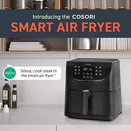 COSORI Air Fryer,Max XL 5.8 Quart,1700-Watt Electric Hot Air Fryers Oven & Oilless Cooker for Roasting,LED Digital Touchscreen with 11 Presets,Nonstick Basket,ETL Listed(100 Recipes)