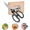 Kitchen Shears Kitchen Scissors Stainless - Multifunction Purpose Heavy Duty By Hskyhan