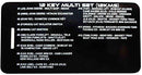 Construction Equipment Master Keys Set-Ignition Key Ring for Heavy Machines, 36 Key Set