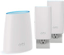 NETGEAR Orbi Tri-Band Whole Home Mesh WiFi System, with Wall Plugs for Placement Anywhere (RBK33) – Router Replacement Covers up to 5,000 sq. ft. 3-Pack Includes 1 Router & 2 Wall Plug Satellites