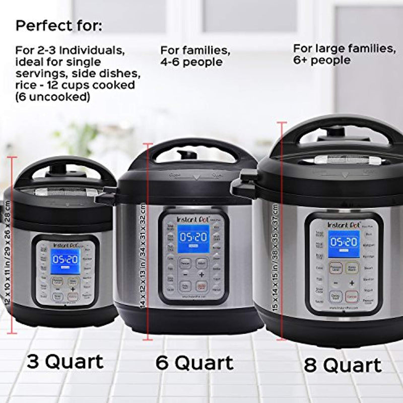 Instant Pot DUO Plus 60, 6 Qt  9-in-1 Multi- Use Programmable Pressure Cooker, Slow Cooker, Rice Cooker, Yogurt Maker, Egg Cooker, Sauté, Steamer, Warmer, and Sterilizer