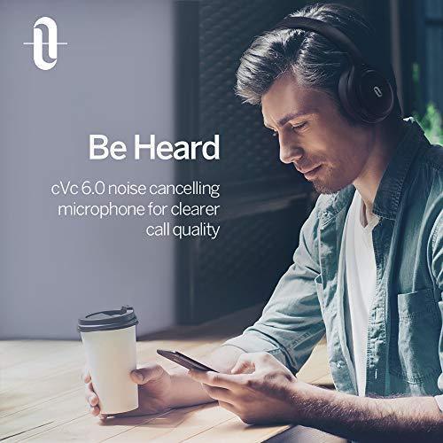 TaoTronics Active Noise Cancelling Headphones [Upgraded] 45H Playtime Bluetooth Headphones Over Ear Headphones Wireless Headphones High Clarity Sound for TV Cellphone