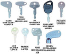 Construction Ignition Key Sets Tornado - Comes in Sets of 39, 42, 45, 52, 56, 60, for backhoes, Tools, case, cat, etc. See Product Description for More info. (60 Key Set)