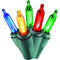 Holiday Essence - Set of 140 Multi-Color Chasing Lights - UL Certified - 8 Function Controller/Chaser - Green Wire - Indoor Use