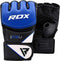 RDX MMA Gloves for Grappling Martial Arts Training | D. Cut Palm Maya Hide Leather Sparring Mitts| Perfect for Cage Fighting, Combat Sports, Punching Bag, Muay Thai & Kickboxing