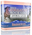 Compressed Himalayan Salt Lick for Horse, Cow, Goat, etc. Made from Specially Selected Higher Quality Himalayan Salt - Evenly Distributed Minerals - 100% Pure & Natural