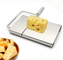 Bekith Cheese Slicer Stainless Steel Wire Cutter With Serving Board - Cheese Cutter for Hard and Semi Hard Cheese Butter