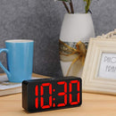 DreamSky Compact Digital Alarm Clock with USB Port for Charging, Adjustable Brightness Dimmer, Bold Digit Display, 12/24Hr, Snooze, Adjustable Alarm Volume, Small Desk Bedroom Bedside Clocks.