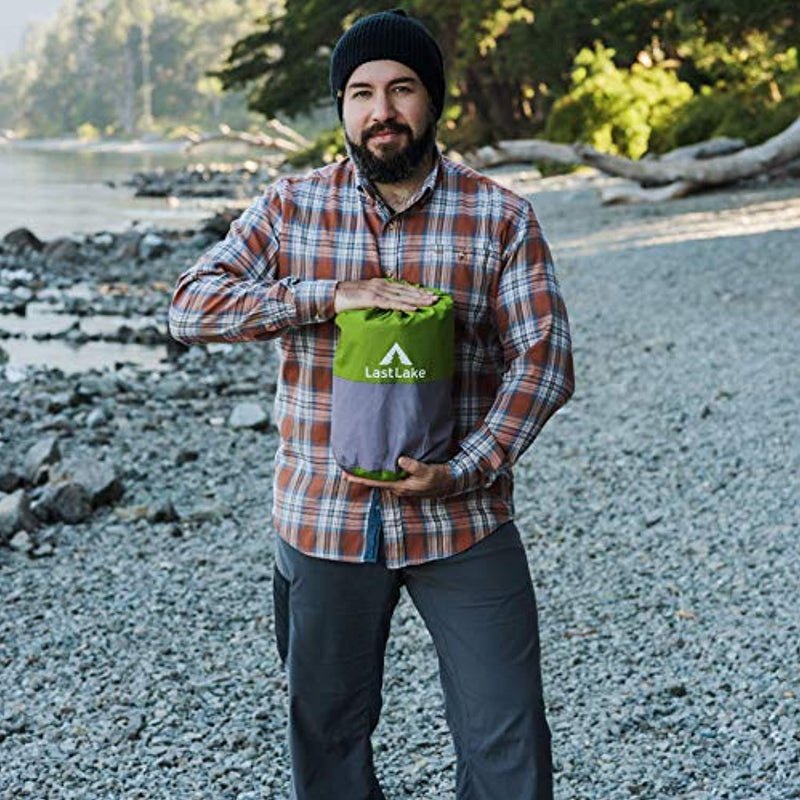 Camping Sleeping Pad - Self Inflating Mats - Lightweight, Thick Foam Layer, Insulated - Inflatable Pads Will Not Leak Air - Backpacking, Hiking by Last Lake