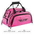 Elite Sports Boxing Gym Duffle Bag for MMA, BJJ, Jiu Jitsu Gear, Duffel Athletic Gym Backpack with Shoes Compartment