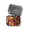 LunchBots Small Snack Packer Stainless Steel Container - Mini Food Container with 2 Compartments for Fruits, Vegetables and Finger Foods - Eco-Friendly, Dishwasher Safe and Durable