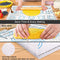 Silicone Baking Mat with Measurements, Non-Stick Pastry Mat for Rolling Dough Non Slip Heat Resistance Liner (23.1'' x 15.2'' - 2 Pack)