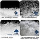 Storm Glass Weather Predictor-Creative Stylish Desktop Storm Glass Weather Bottle Forecast Perfect for Christmas/Birthday Gift and Home/Office Decorations