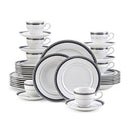 Mikasa 5224199 Platinum Crown 40-Piece Dinnerware Set, Service for 8