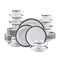 Mikasa 5224199 Platinum Crown 40-Piece Dinnerware Set, Service for 8