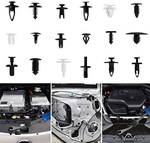 ROLINGER Auto Clips Car Vent Body Clips Retainer Push Kit - 421Pcs Car Panel Trim Plastic Fasteners Rivet Kits Universal for Ford GM Toyota Honda Chrysler ¡­