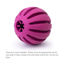 EETOYS Dog Treat Ball Non Toxic Rubber Dog Ball Food Dispensing IQ Dog Toy Reduce Boredom Dental Hygiene Teething by EETOYS MARKET LEADER PET LOVER