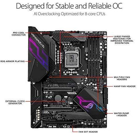 ASUS ROG Maximus XI Hero (Wi-Fi) Z390 Gaming Motherboard LGA1151 (Intel 8th 9th Gen) ATX DDR4 DP HDMI M.2 USB 3.1 Gen2 802.11AC Wi-Fi