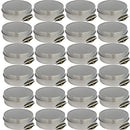 Mighty Gadget (R) 4 oz Round Tins Screw Lid Container (24 pack)