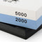 TAIDEA 2000/5000 Grit Combination Corundum Whetstone Knife Sharpening Stone / Double Two-Sided