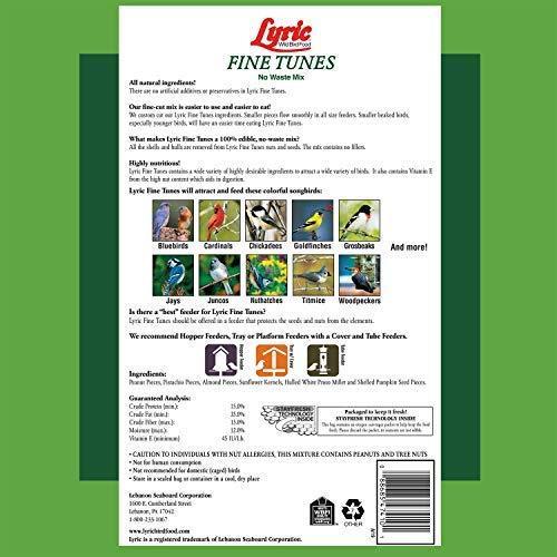 Lyric 2647440 Fine Tunes No Waste Bird Seed Mix, 15 lb