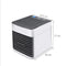 USB Mini Air Conditioner Cooler, Humidifiers, Purifier 3 in 1 Evaporative Cooler Portable Mini Size Table Fan