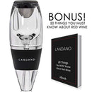 Best Wine Aerator Decanter - Premium Red Wine Pourer & Diffuser with Gift Box, Stand, Velvet Pouch and BONUS ebook