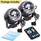 [2-Pack] Sound Activated Party Lights with Remote Control Dj Lighting, RGB Disco Ball Light, Strobe Lamp 7 Modes Stage Par Light