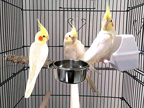 Vehomy Bird Perch Nature Wood Stand for Small Medium Parrots