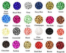 Gemybeads Glass Seed Beads, Small Pony Beads Assorted Kit with Organizer Box for Jewelry Making, Beading, Crafting (Round 3X2mm 8/0, 24 Assorted Multicolor Set)