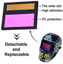 Tekware Welding Helmet 4C Lens Technology Solar Power Auto Darkening Hood True Color LCD Welder Mask Ultra Large Viewing Area Breathable Grinding Helmets with Adjustable Shade Range