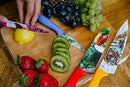 Cosmos Kitchen Knife Set in Gift Box - Unique Gifts For Men and For Women - 6-Piece Colorful Cooking Chef Knives Set