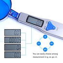 Spoon Scale - Digital Scale Spoon LCD Display Kitchen Spoon Scale 500g/0.1g Electronic Measuring Spoon Scales with 3 Detachable Weighing Spoons (Battery Included)