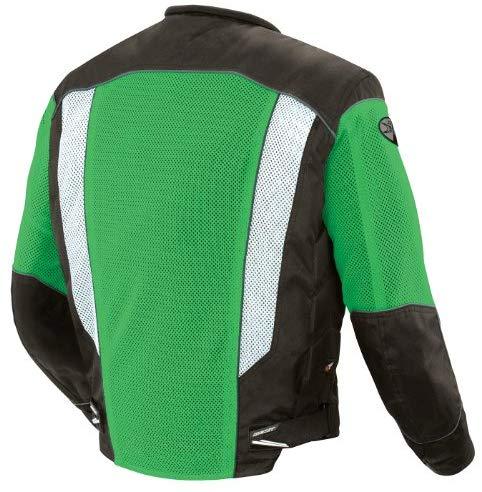 Joe Rocket Phoenix 5.0 Men's Mesh Motorcycle Riding Jacket (Black/Black, Medium)